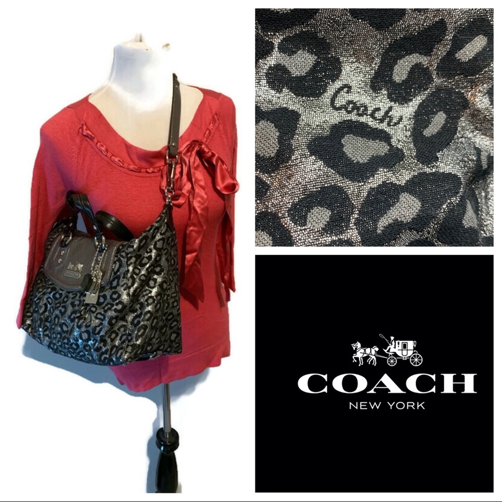 Leopard Print Coach Bag